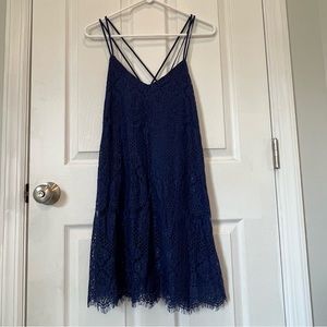 Francesca’s | Women’s blue lace dress size S